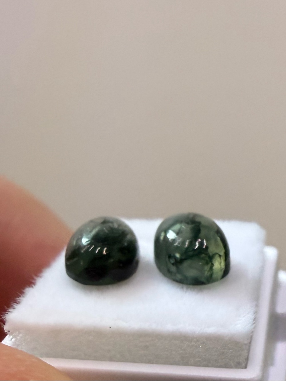Moss Agate Cabochons - Picture 1 of 15